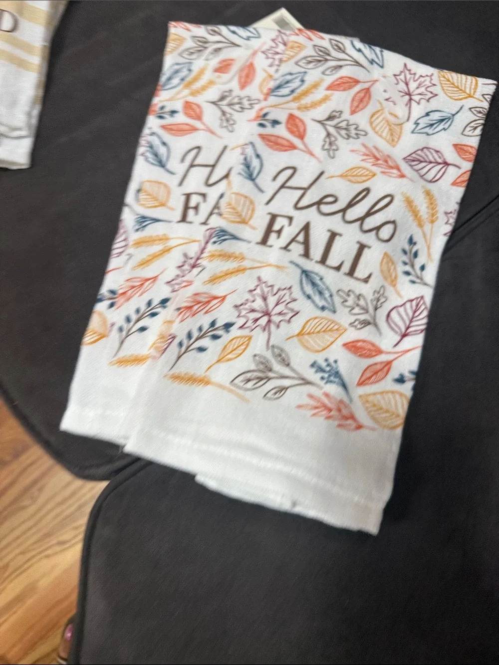 Fall Themed Dish Towls - SET IF TWO